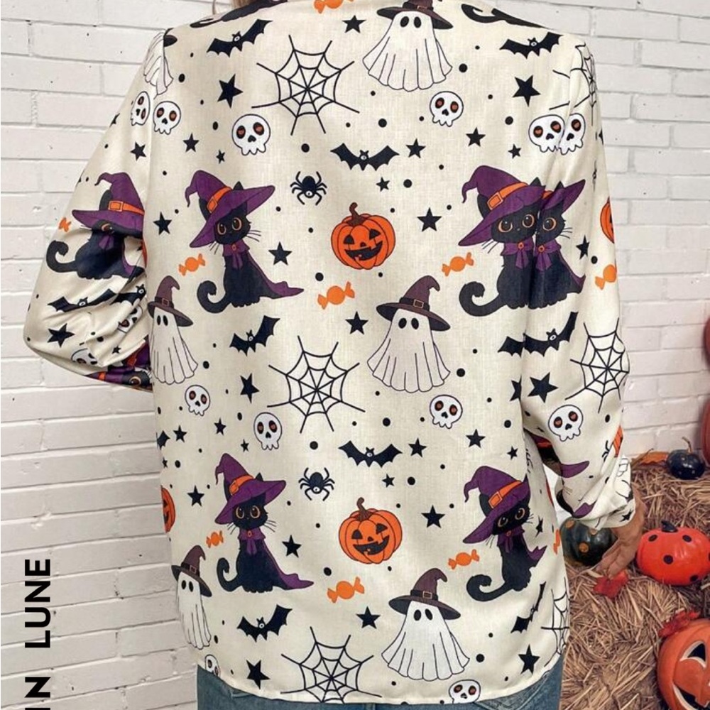 Halloween button down - Picture 5 of 7